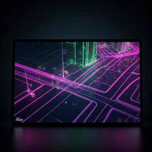 3D reality-capture point cloud of a city street rendered by Attrack